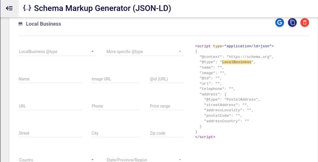 Use of Structured Data (Schema Markup)